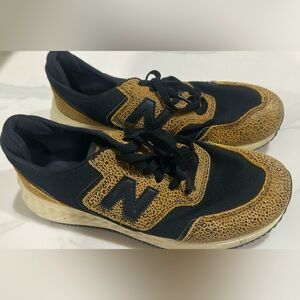 New Balance. Women’s Black and Tan Sneakers. Leopard. 7.5.